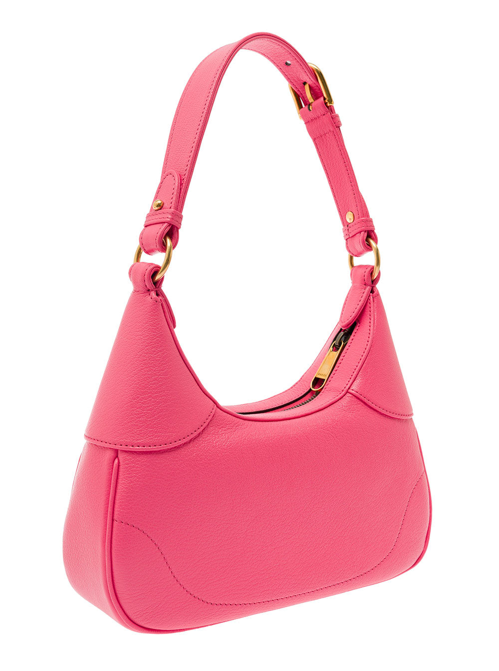 Gucci Women Small Pink Aphrodite Shoulder Bag In Leather Woman GUCCI