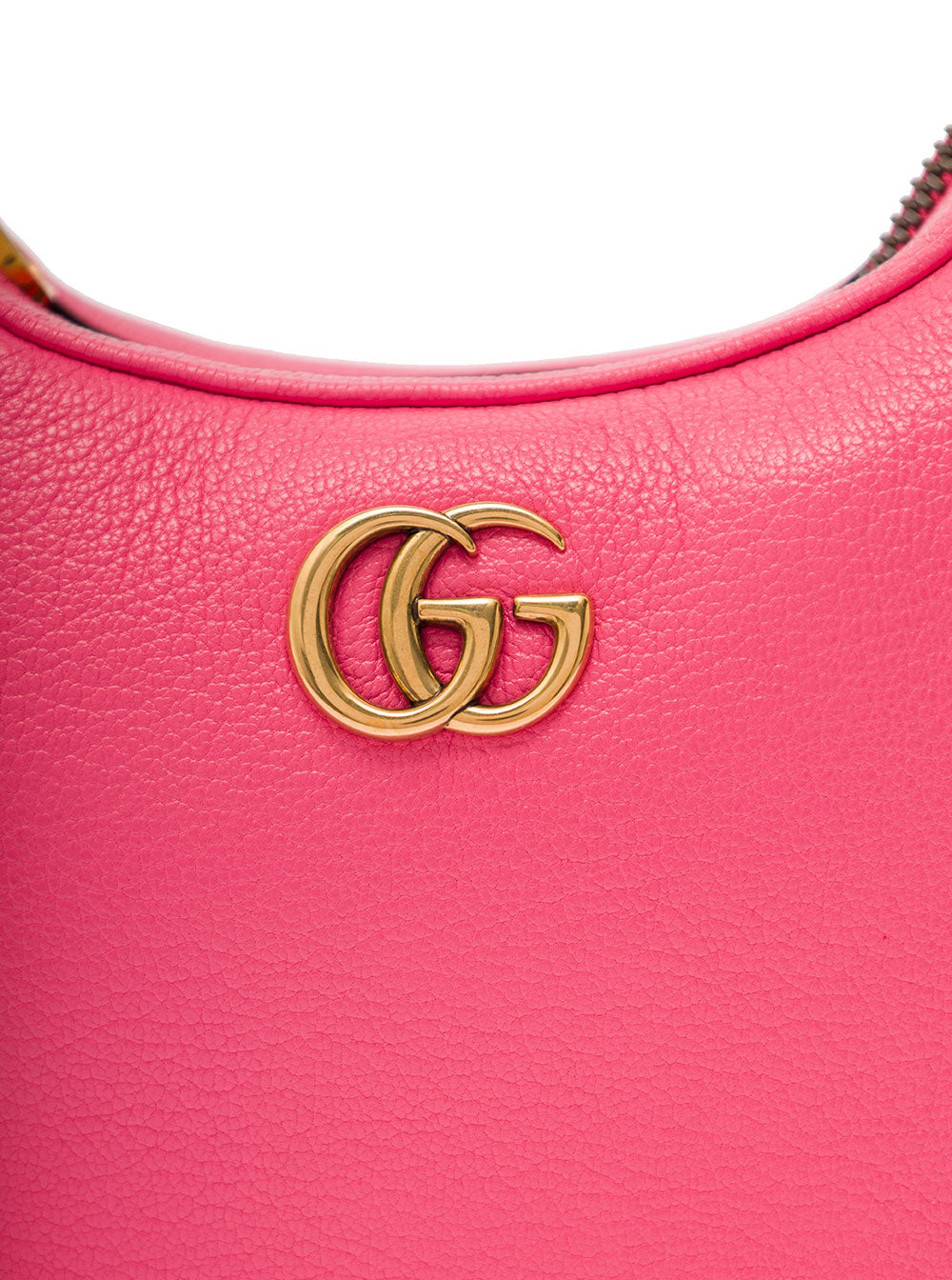 Gucci Women Small Pink Aphrodite Shoulder Bag In Leather Woman GUCCI