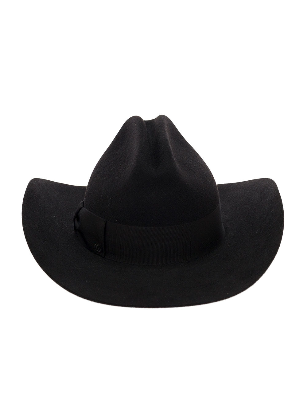 Gucci Women Gucci Woman's Black Felt Large Brim Hat GUCCI