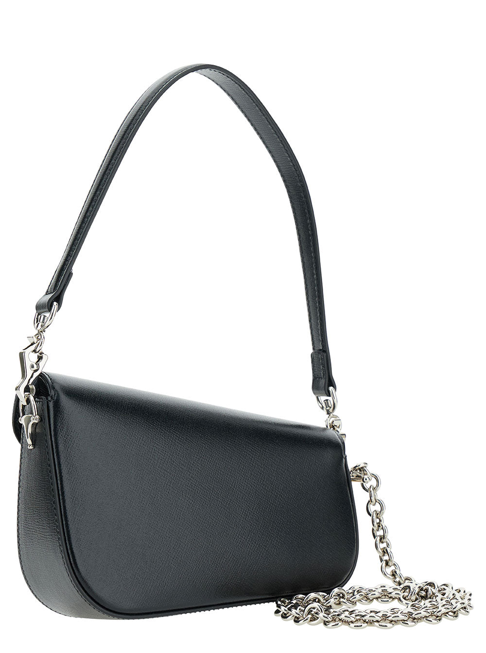 Gucci Women 'Gucci Horsebit 1955 Mini' Black Shoulder Bag With Horsebit Detail In Leather Woman GUCCI
