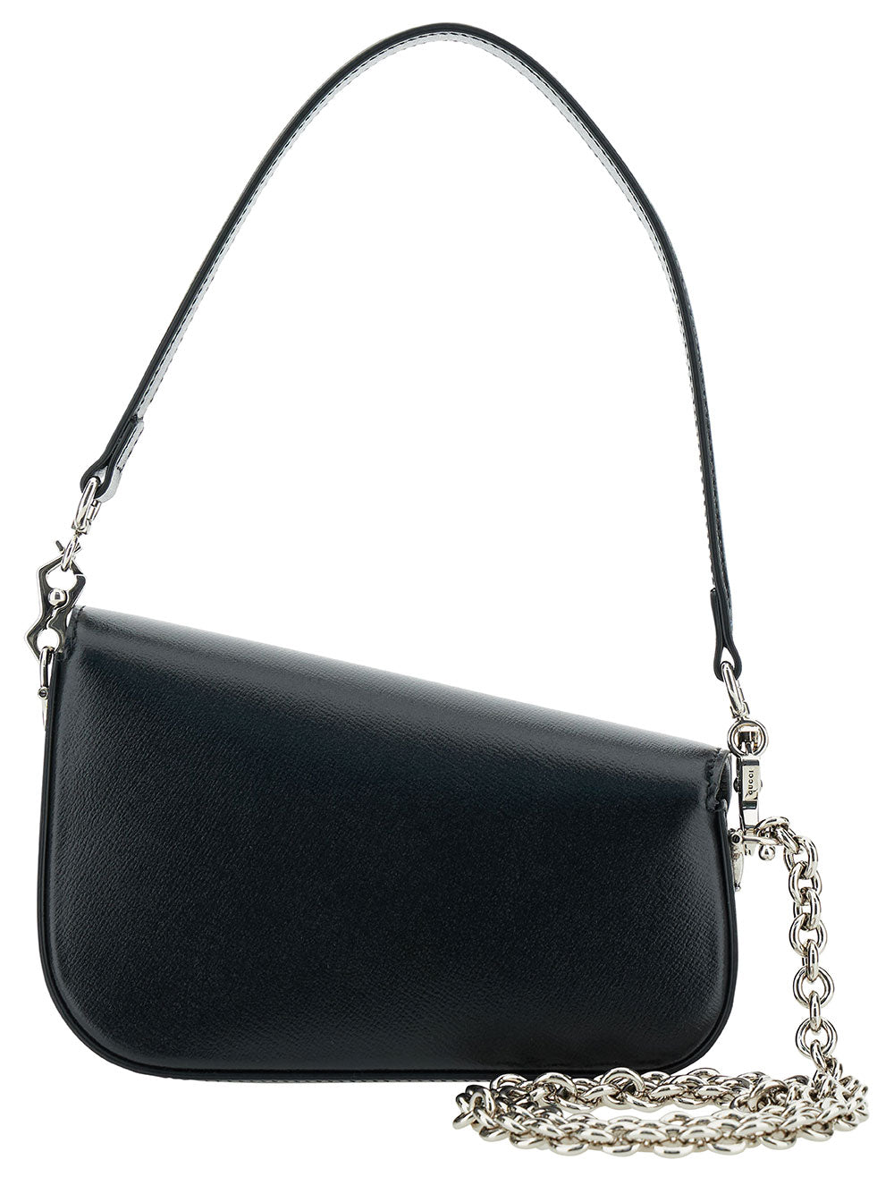Gucci Women 'Gucci Horsebit 1955 Mini' Black Shoulder Bag With Horsebit Detail In Leather Woman GUCCI