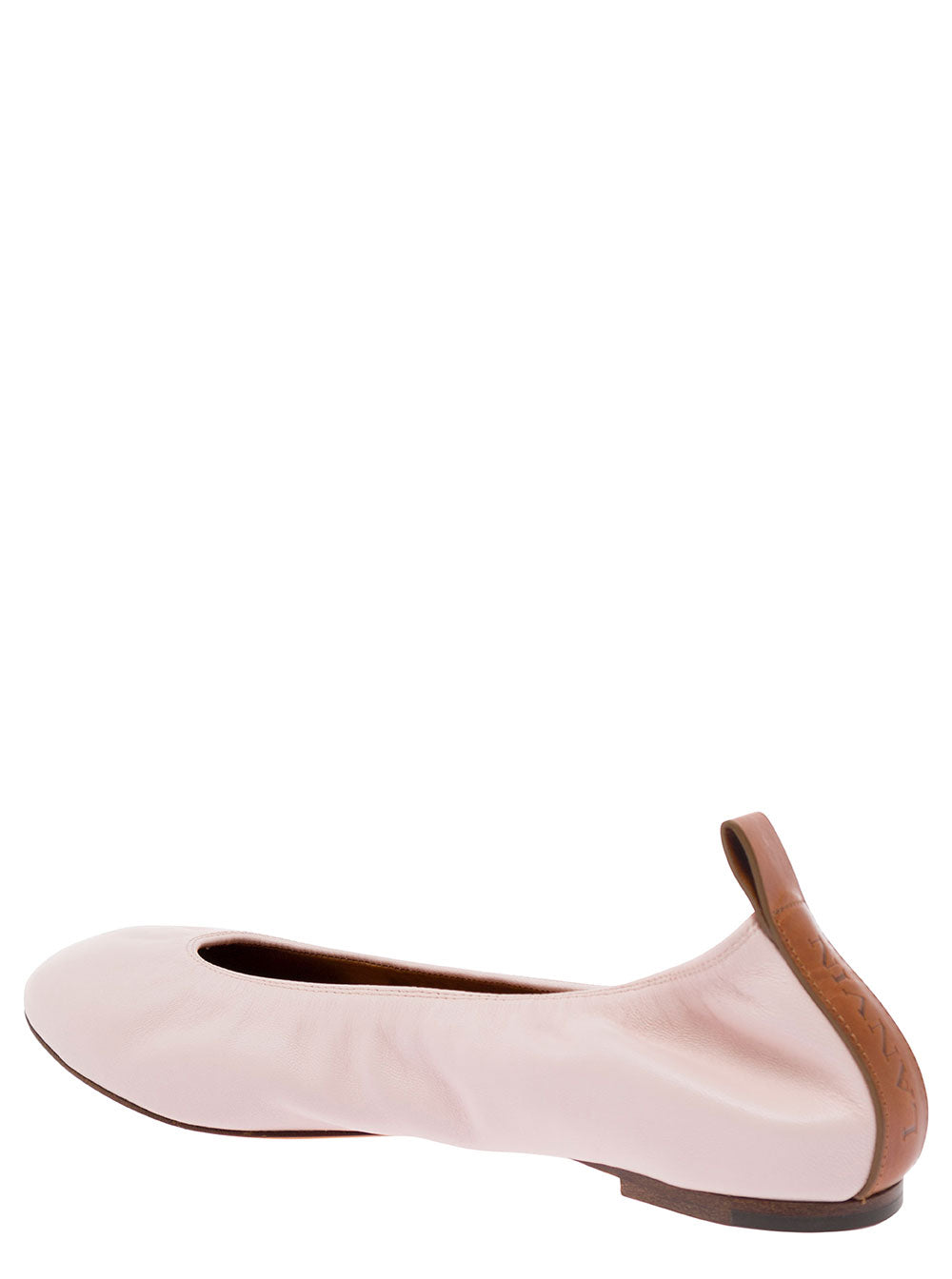 Lanvin Women Pink Ballet Flats In Leather Woman LANVIN