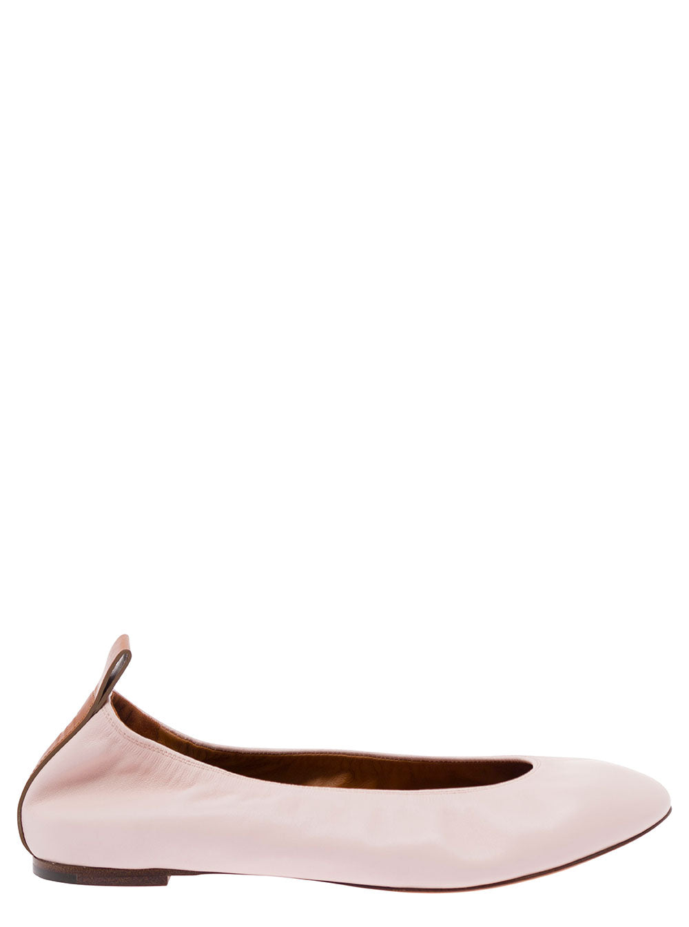 Lanvin Women Pink Ballet Flats In Leather Woman LANVIN