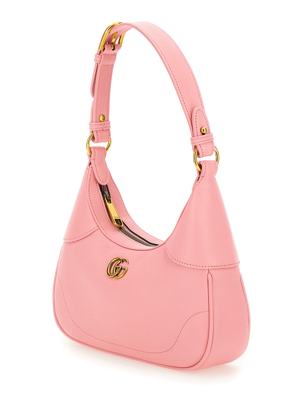 Gucci Women 'Aphrodite Small' Pink Shoulder Bag In Leather Woman GUCCI