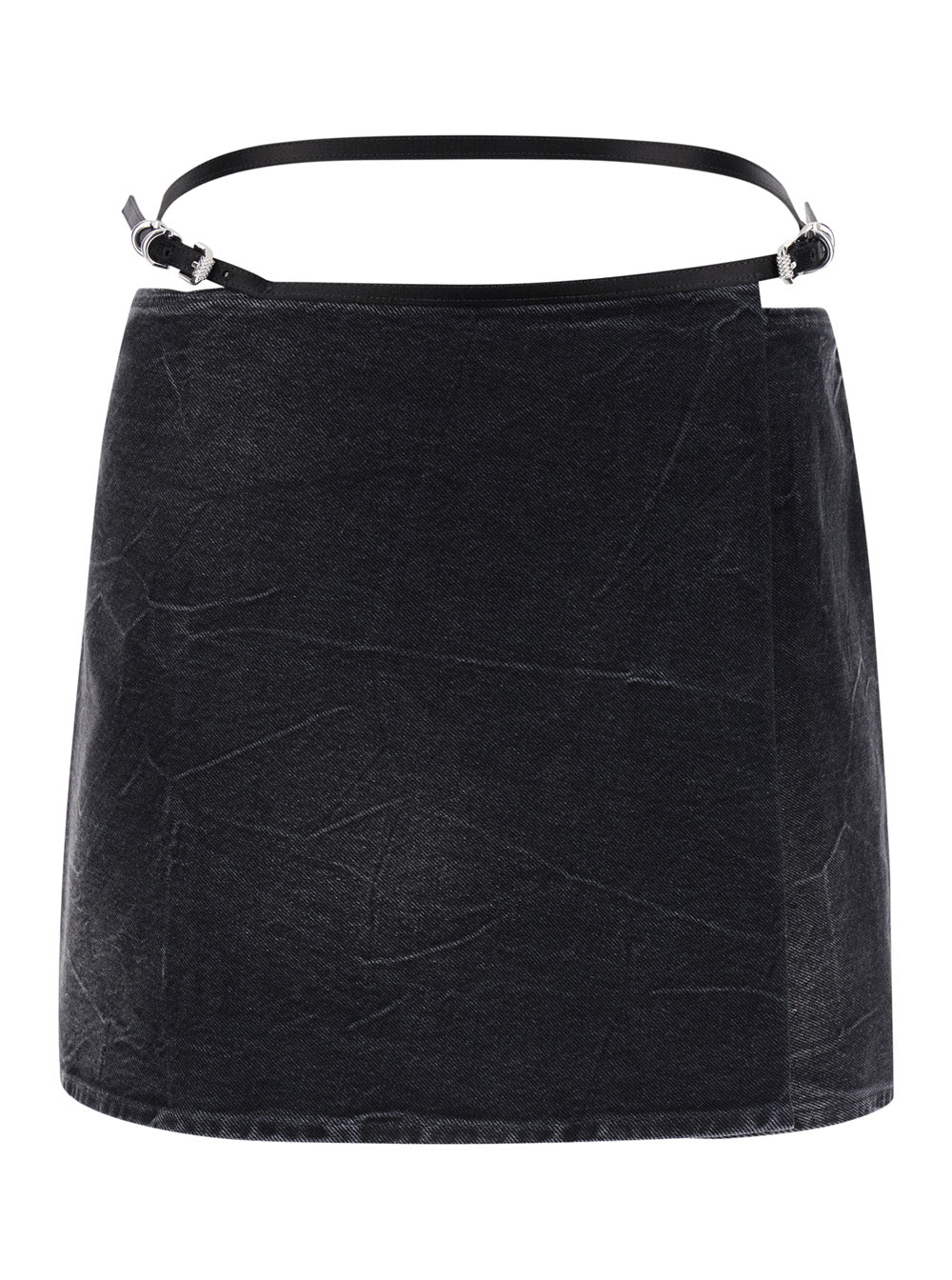 Givenchy Women Voyou Denim Skirt GIVENCHY