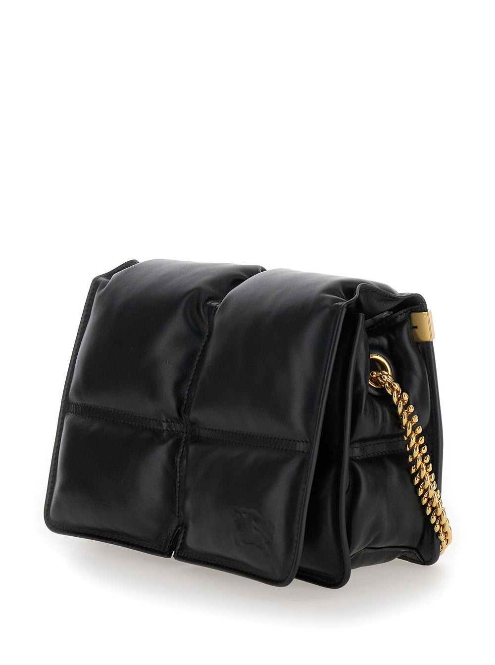 Burberry Women 'Snip' Black Shoulder Bag In Quilted Leather Woman BURBERRY