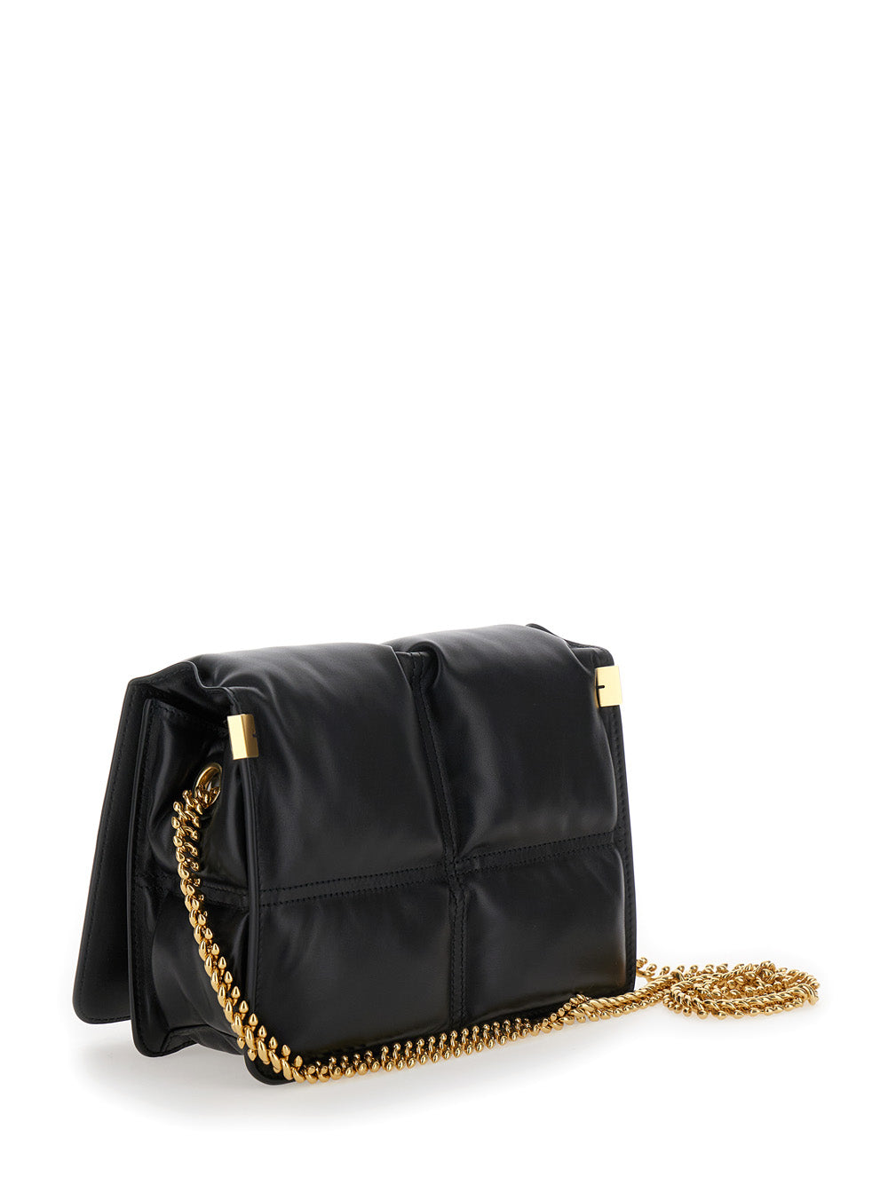 Burberry Women 'Snip' Black Shoulder Bag In Quilted Leather Woman BURBERRY