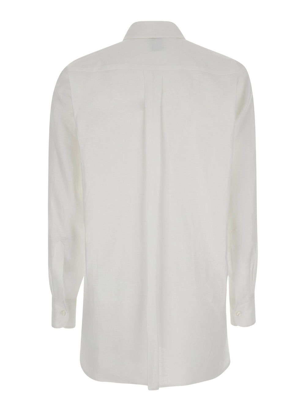 Leplain Women White Shirt With Buttons In Linen Woman LEPLAIN