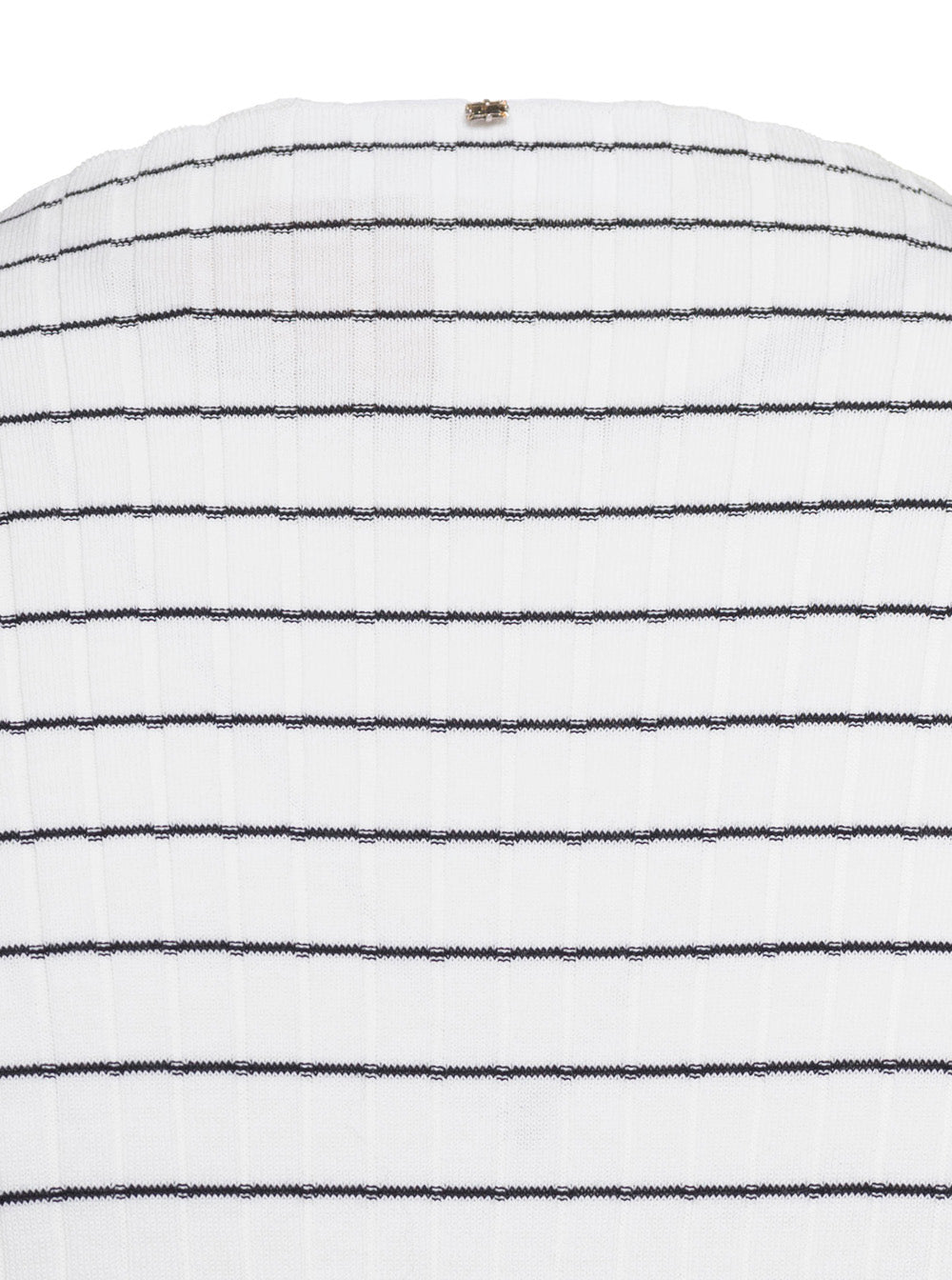 Sportmax Women White T-Shirt With Sailor Neck In Cotton Woman SPORTMAX