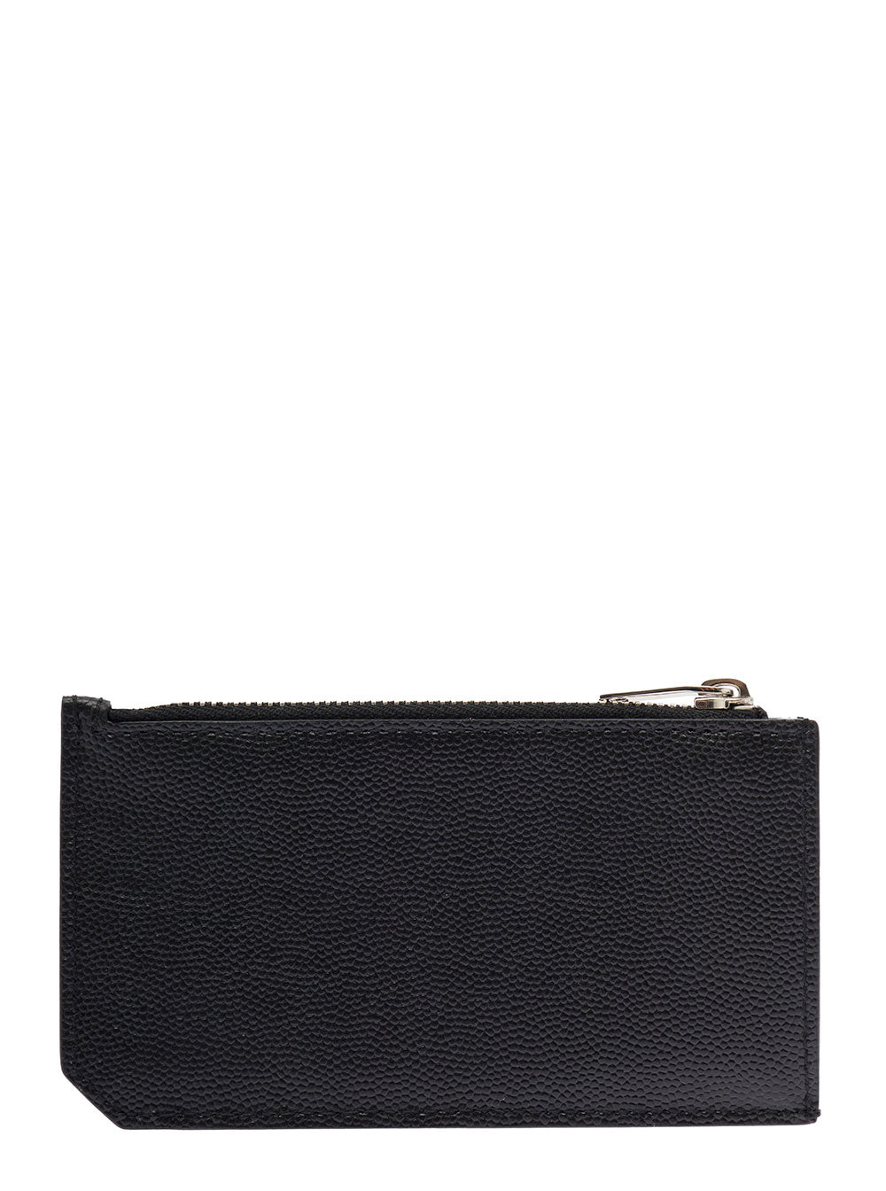 Saint Laurent Men Saint Laurent Man's Black Leather Card Holder SAINT LAURENT