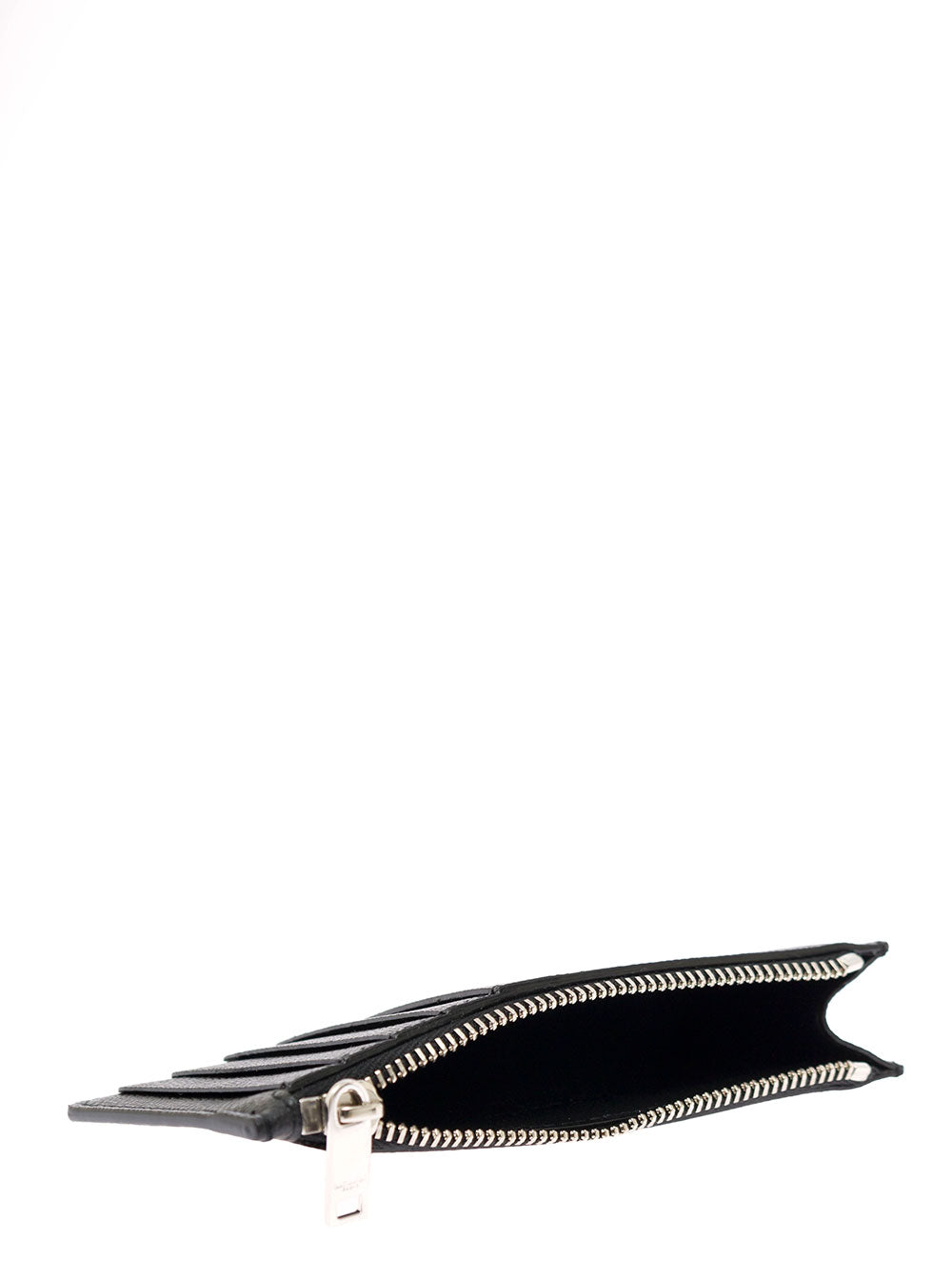 Saint Laurent Men Saint Laurent Man's Black Leather Card Holder SAINT LAURENT