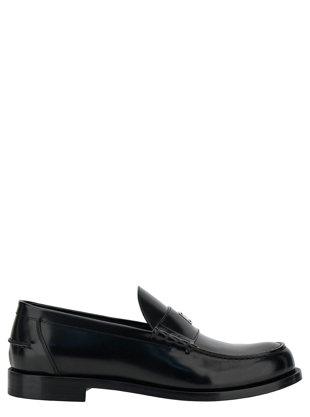 Givenchy Men Black Loafers With 4G Detail In Leather Man GIVENCHY