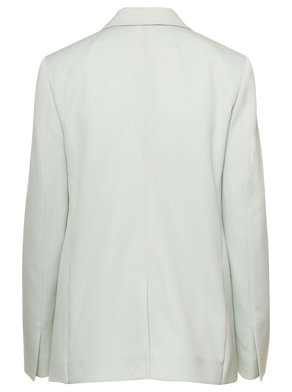 Lanvin Women Light Green Mono-Breasted Blazer With Pockets In Wool Woman LANVIN