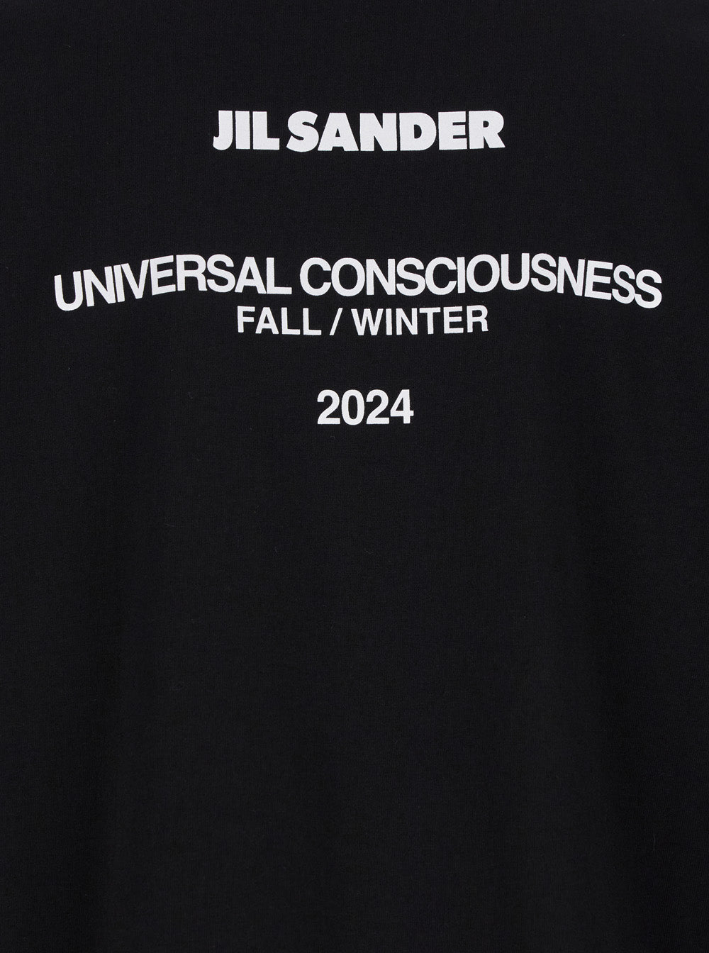 Jil Sander Men Black Double-Layers T-Shirt In Cotton Man JIL SANDER