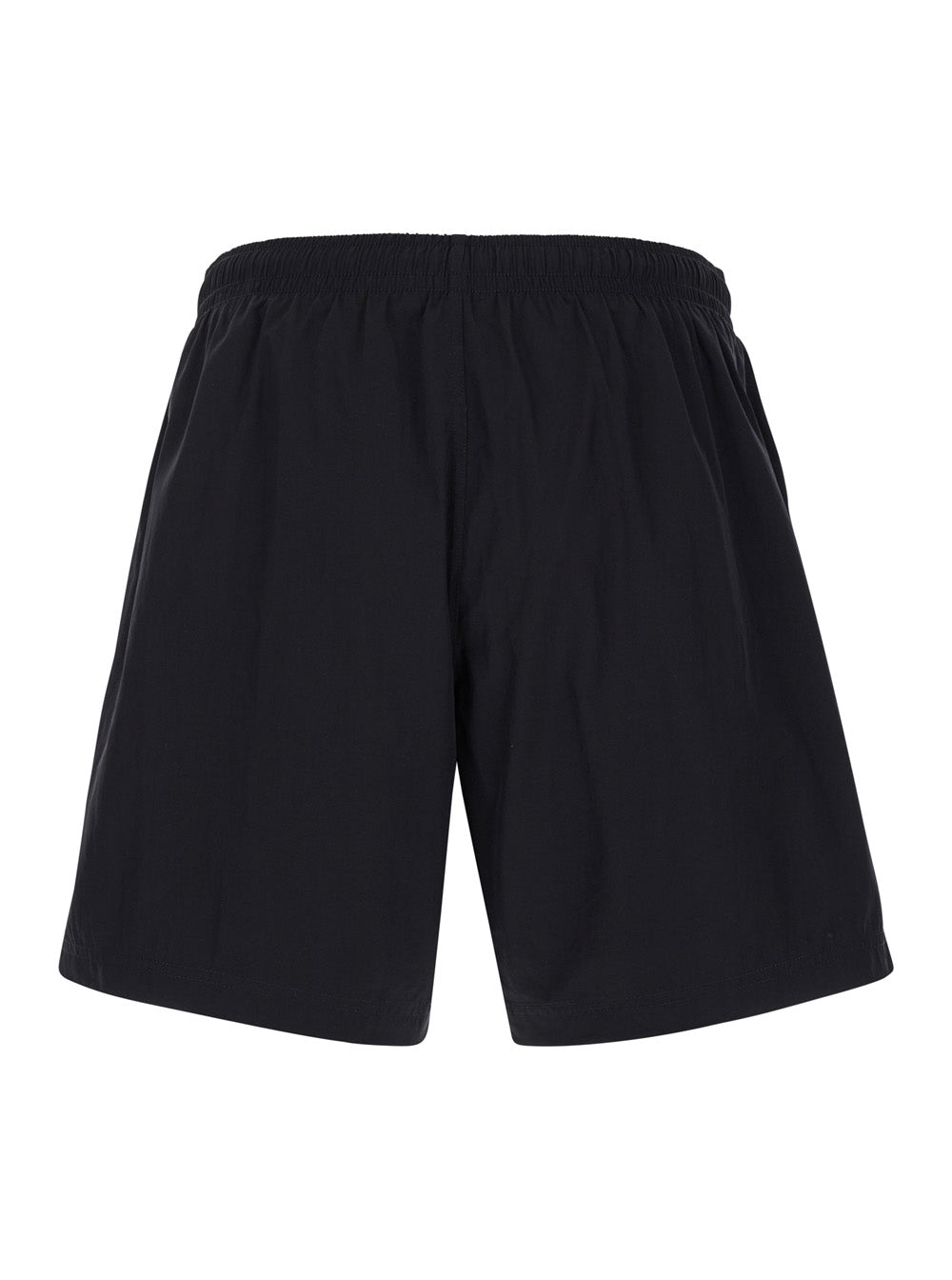 Alexander Mcqueen Men 'Varsity Skull' Black Swimming Shorts With Logo Detail In Nylon Man ALEXANDER MCQUEEN