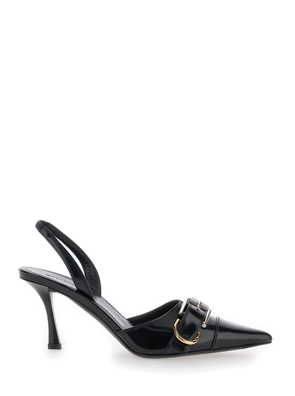 Givenchy Women 'Voyou' Black Slingback Pumps With A Buckle In Patent Leather Woman GIVENCHY