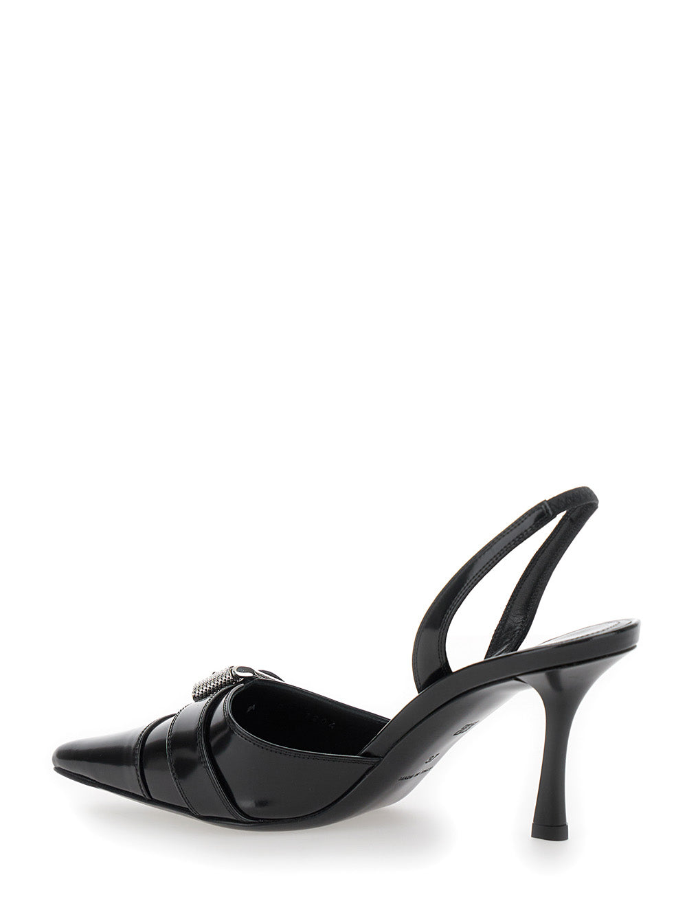 Givenchy Women 'Voyou' Black Slingback Pumps With A Buckle In Patent Leather Woman GIVENCHY