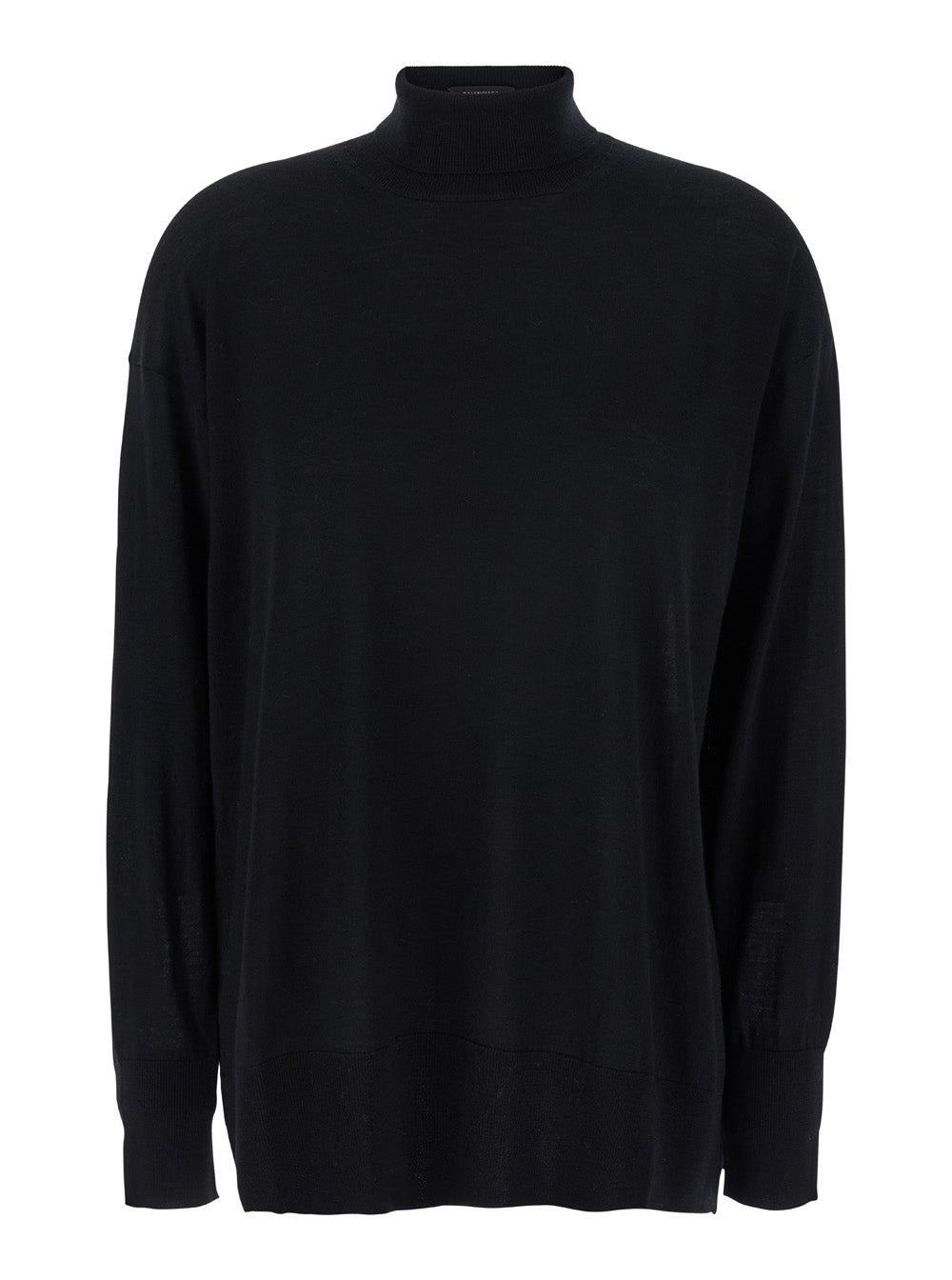 'S Maxmara Women 'Livia' Black Sweater With High Neck In Wool Woman S MAX MARA