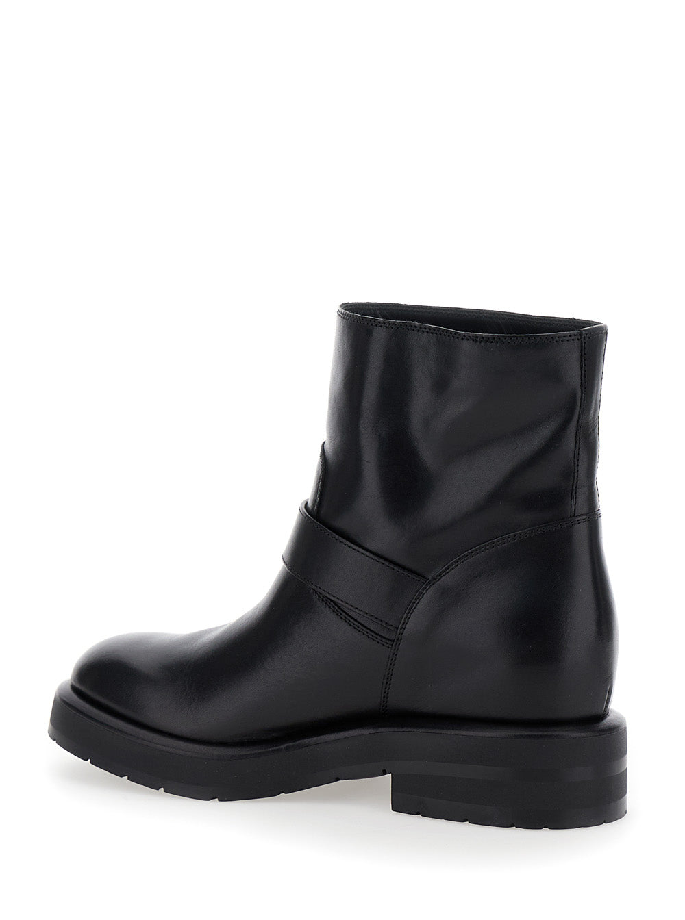 Chloé Women 'Coddington' Black Ankle Boots With Paddington Buckle In Leather Woman CHLOE