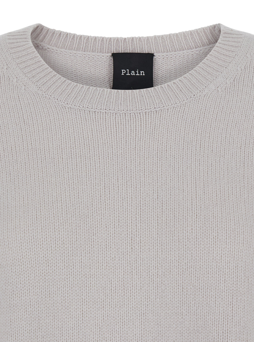 Leplain Women Grey Oversized Crewneck Sweater In Cashmere Woman LEPLAIN