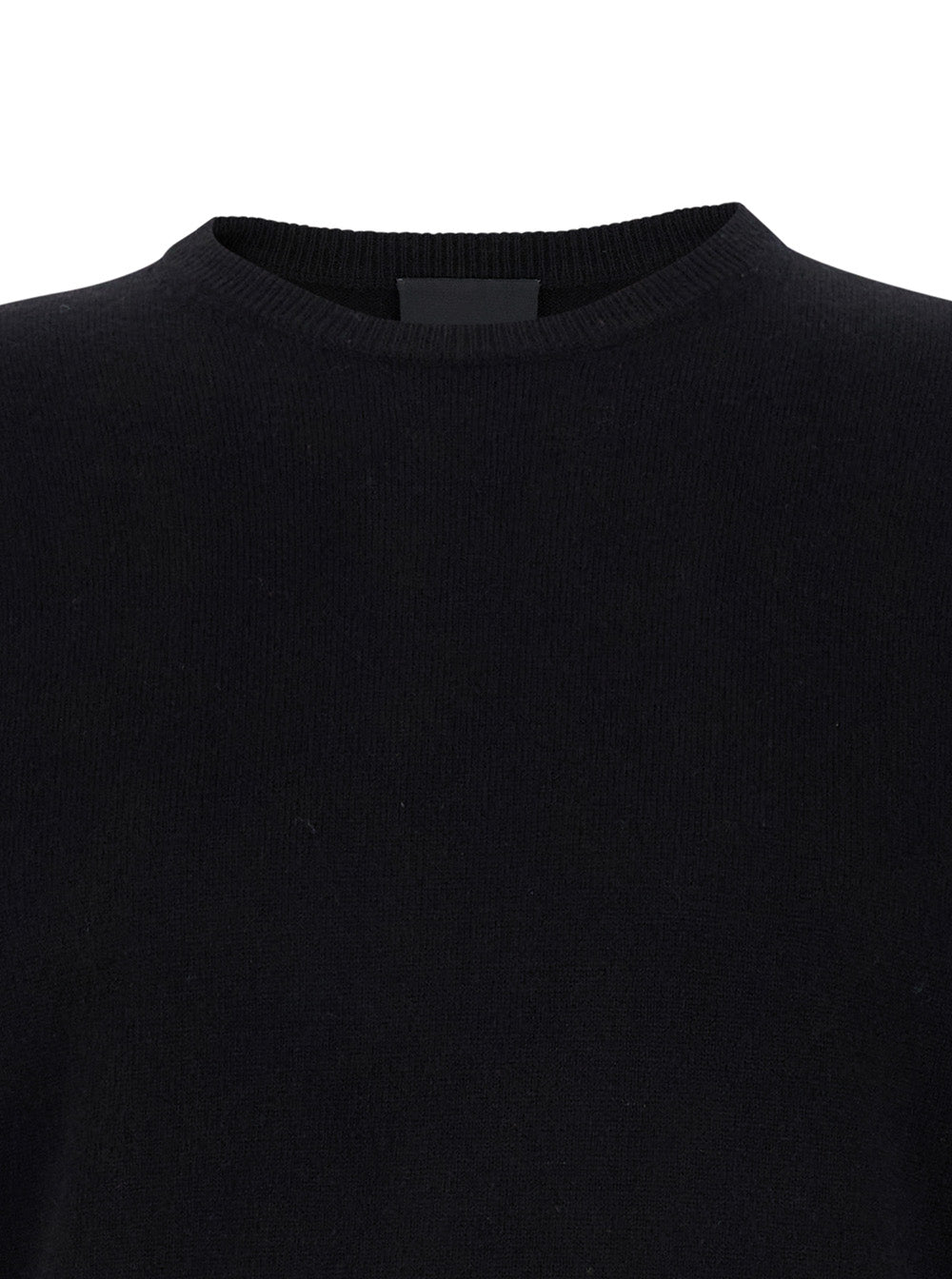 Leplain Men Black Crewneck Long Sleeve Sweater In Cashmere Man LEPLAIN