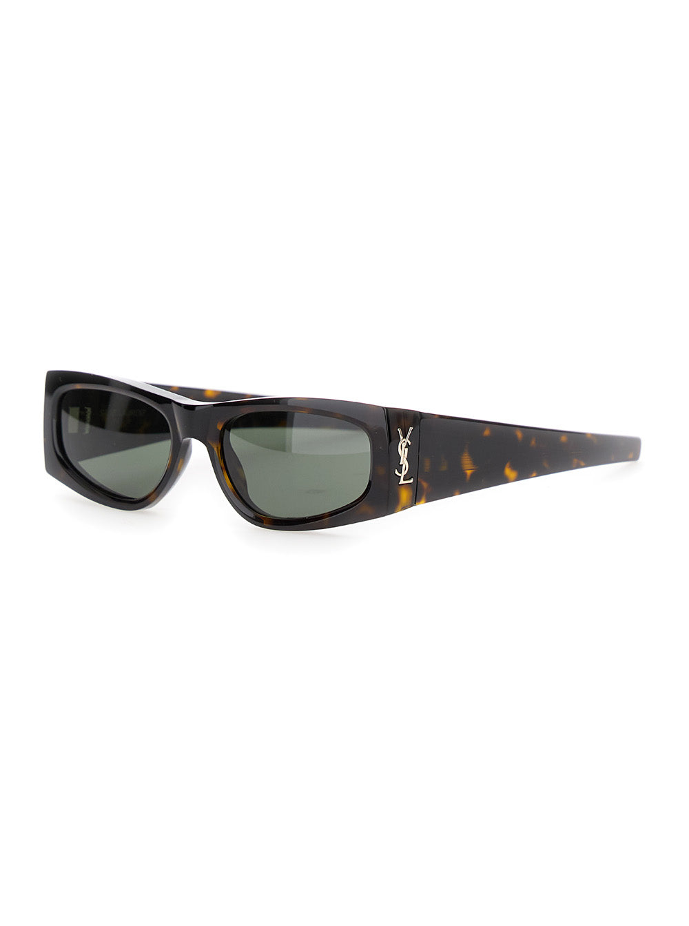 Saint Laurent Women 'Ysl Sl M140' Brown Sunglasses With Cassandre In Tortoiseshell Acetate Woman SAINT LAURENT