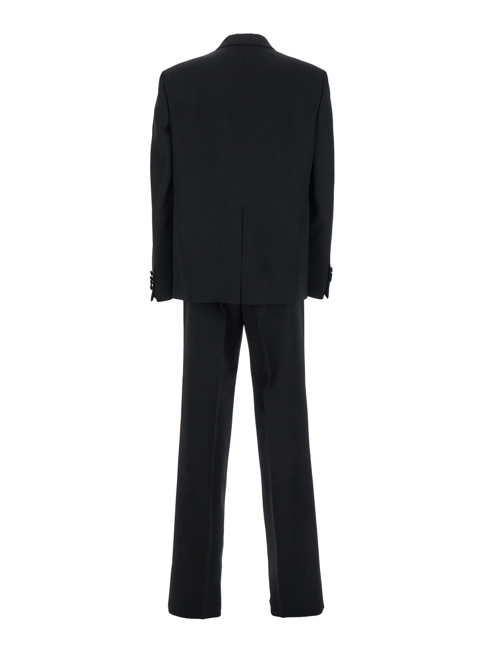 Gucci Men Black Double-Breasted Suit With G Detail In Wool Man GUCCI