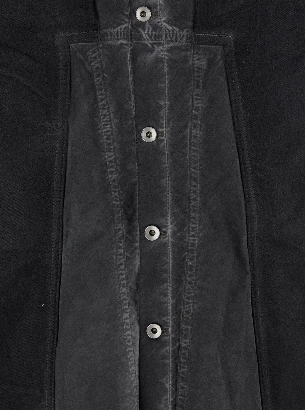 Drkshdw Men 'Splintered' Grey Shirt With Classic Collar And Faded Effect In Cotton Man DRKSHDW