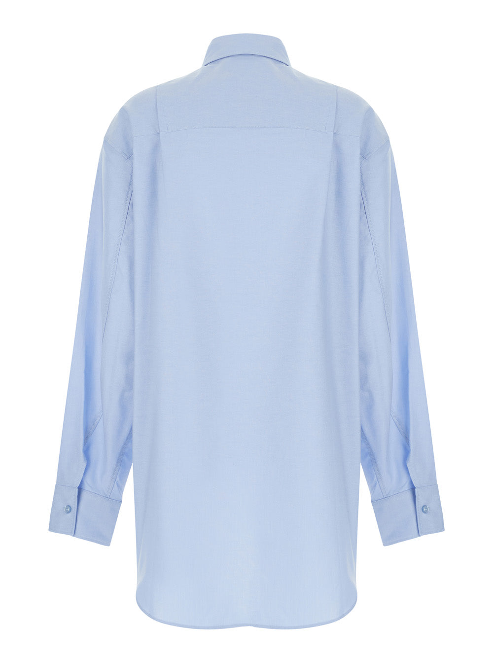 The Andamane Women Light Blue Shirt With Buttons In Cotton Blend Woman THE ANDAMANE
