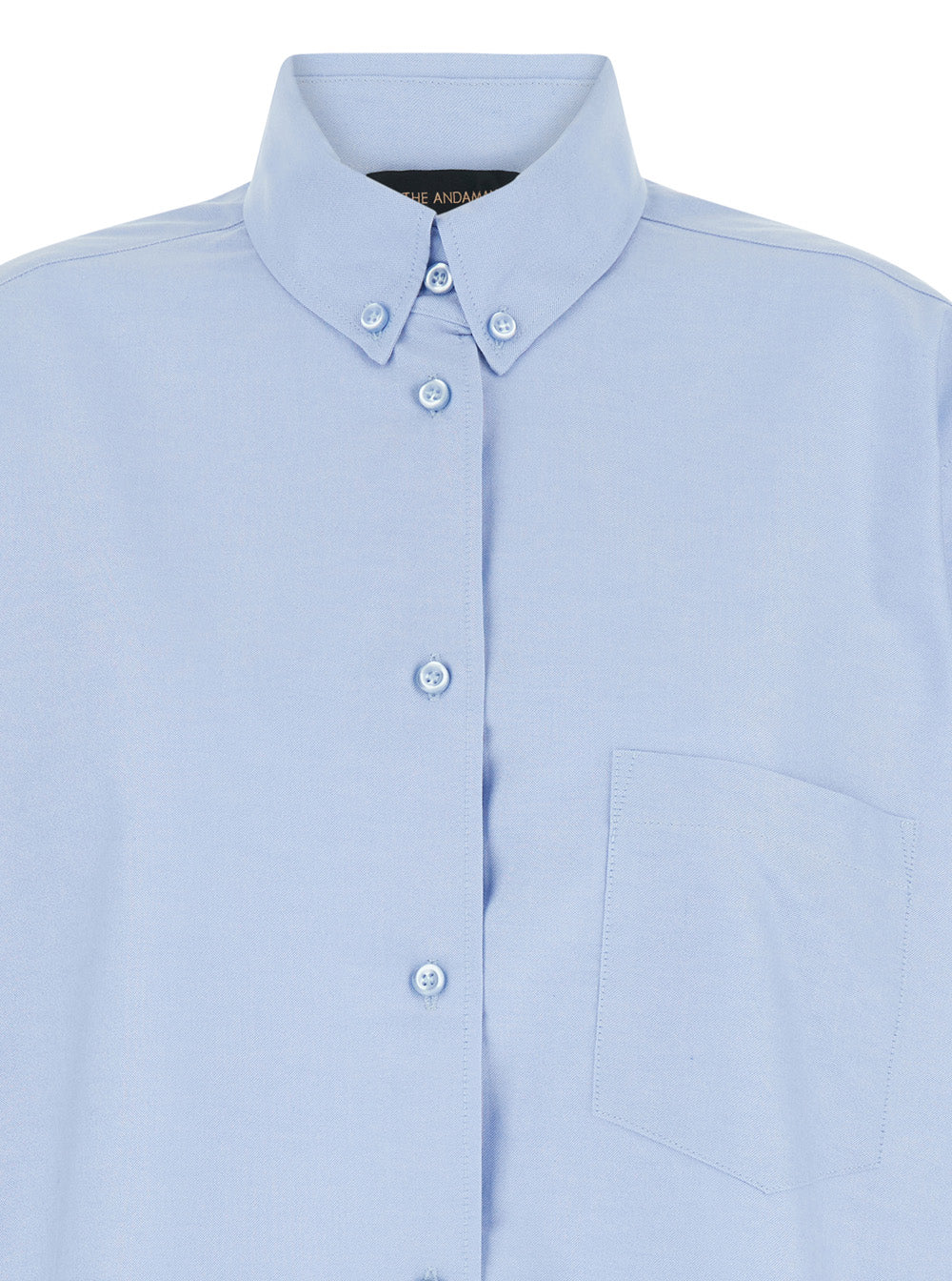 The Andamane Women Light Blue Shirt With Buttons In Cotton Blend Woman THE ANDAMANE