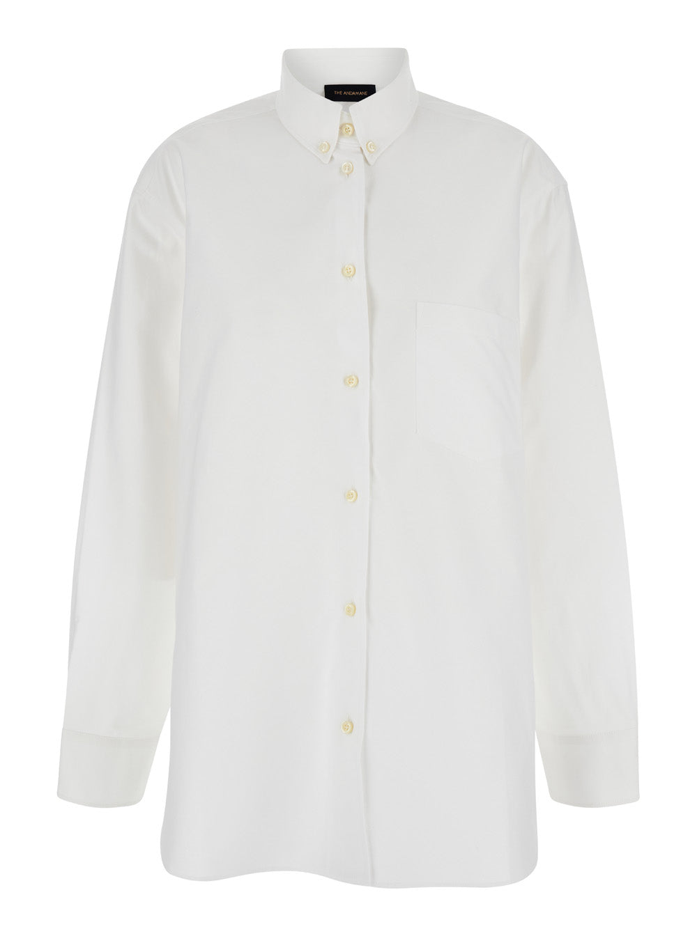 The Andamane Women White Shirt With Buttons In Cotton Blend Woman THE ANDAMANE
