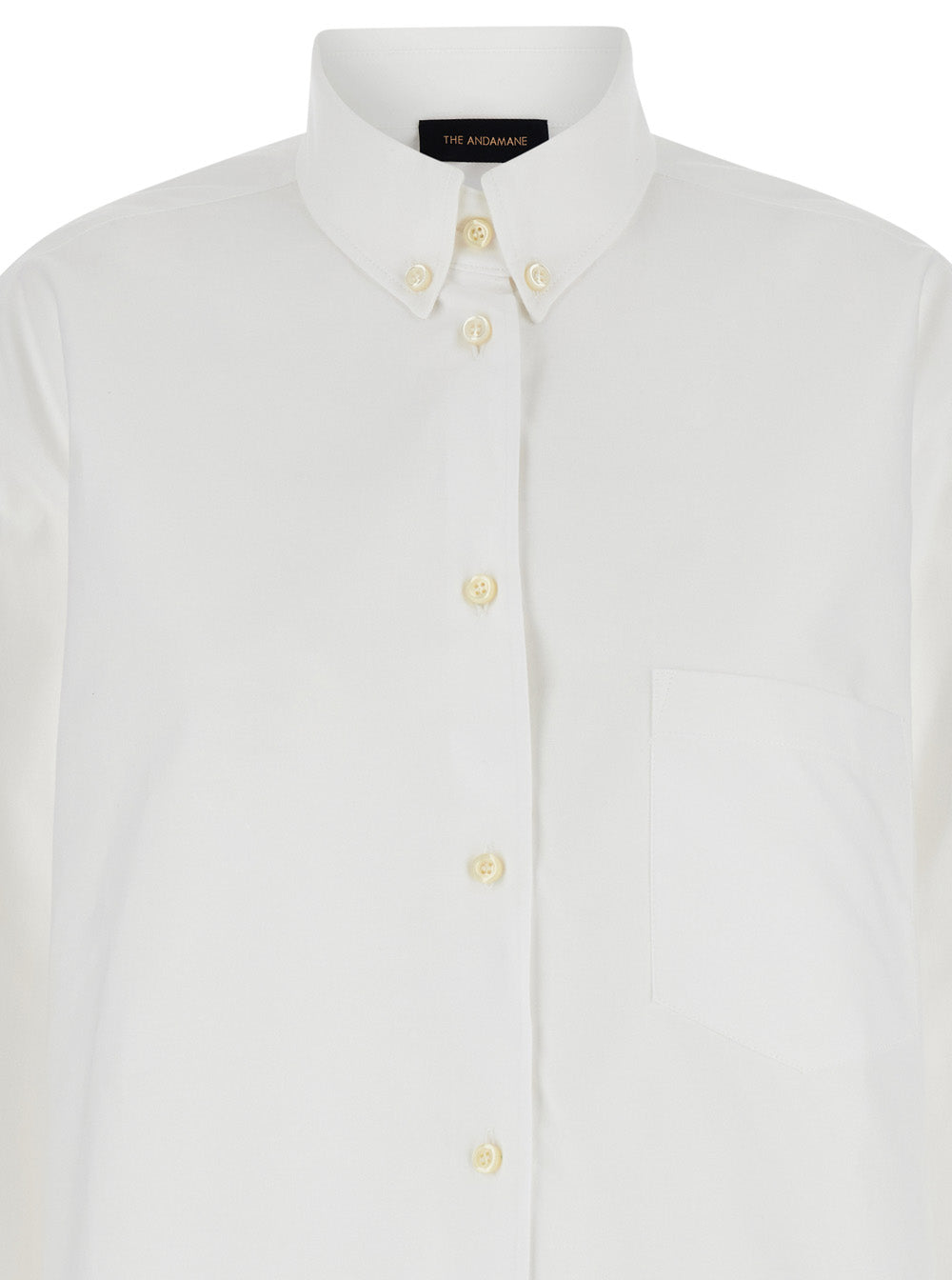 The Andamane Women White Shirt With Buttons In Cotton Blend Woman THE ANDAMANE