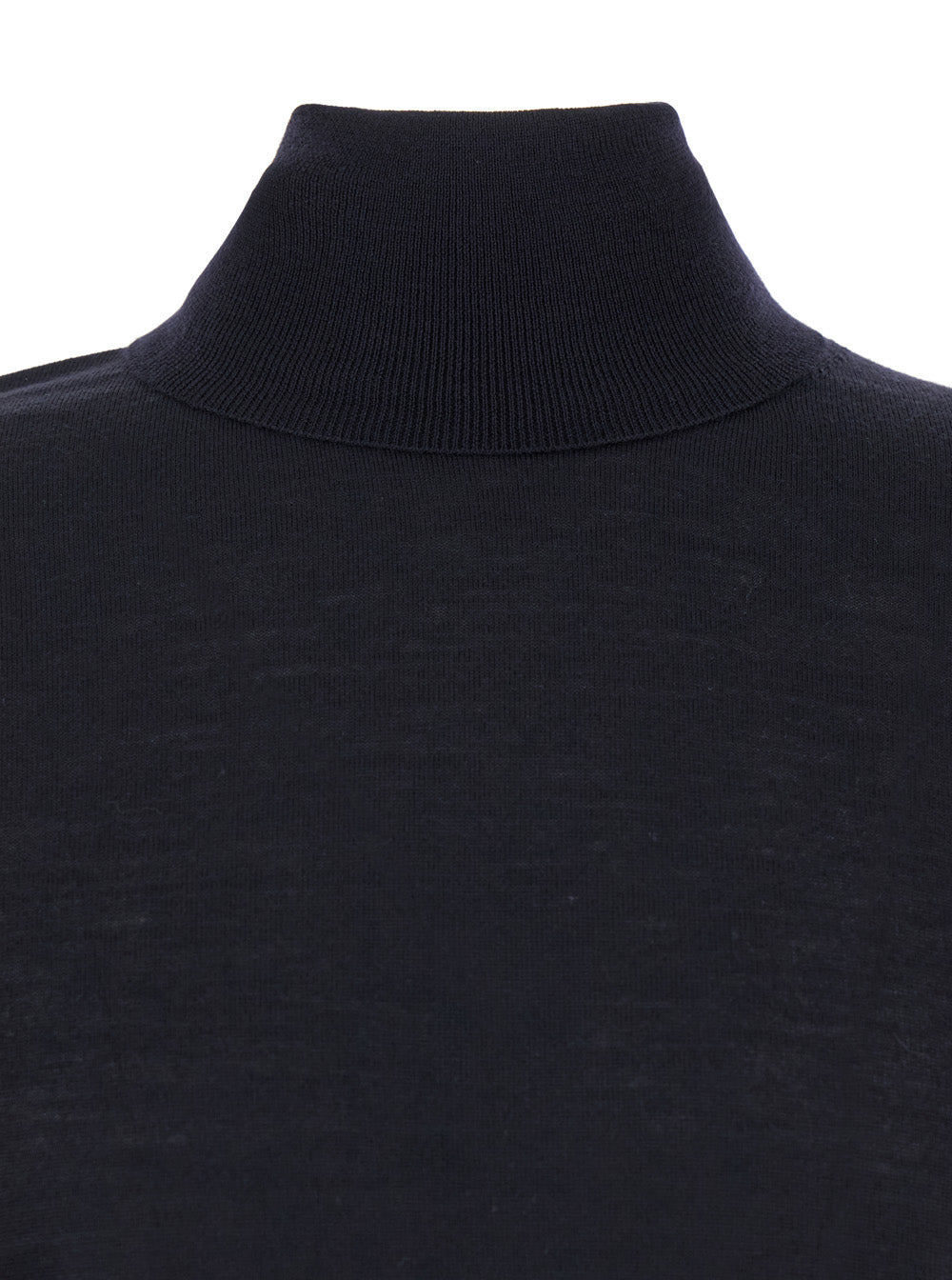 Leplain Men Blue Wool Turtleneck Sweater For Men LEPLAIN