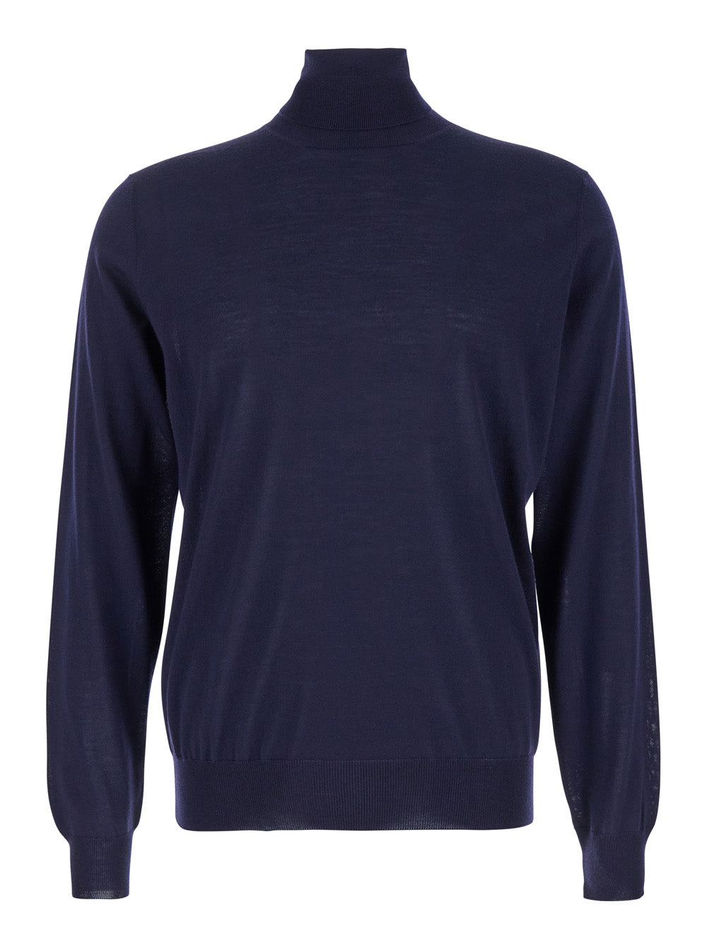 Leplain Men Crew Neck In 100% Merino With Crew Neck, Blue, Unisex LEPLAIN
