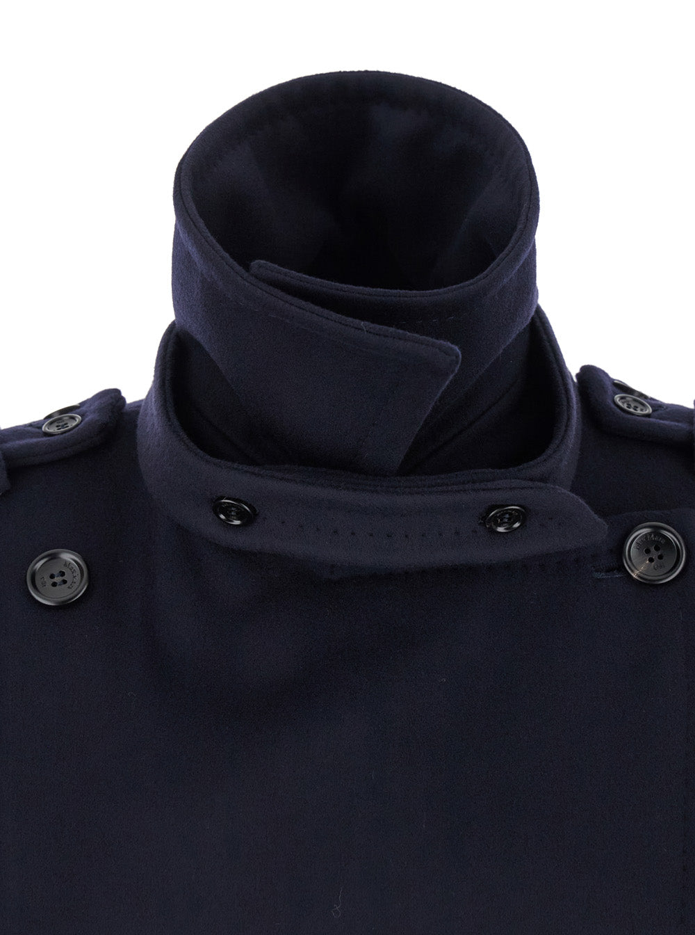 Max Mara Women 'Laveno' Blue Double Breasted Jacket With Wide Pointed Lapels In Virgin Wool Blend Woman MAX MARA