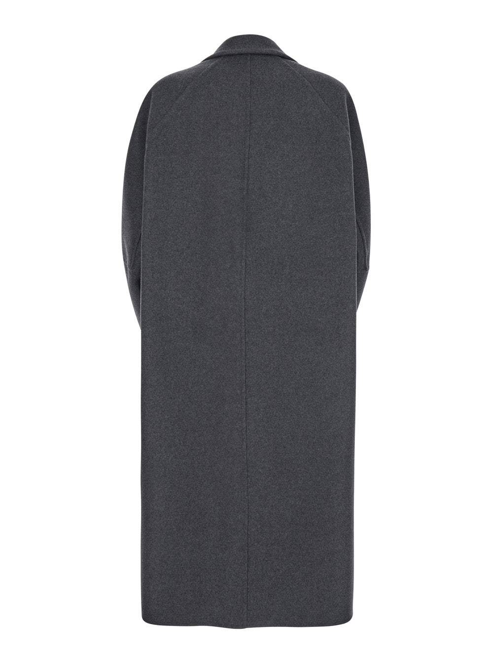 Max Mara Women 'Asburgo' Grey  Coat With Notched Revers In Virgin Wool Blend Woman MAX MARA