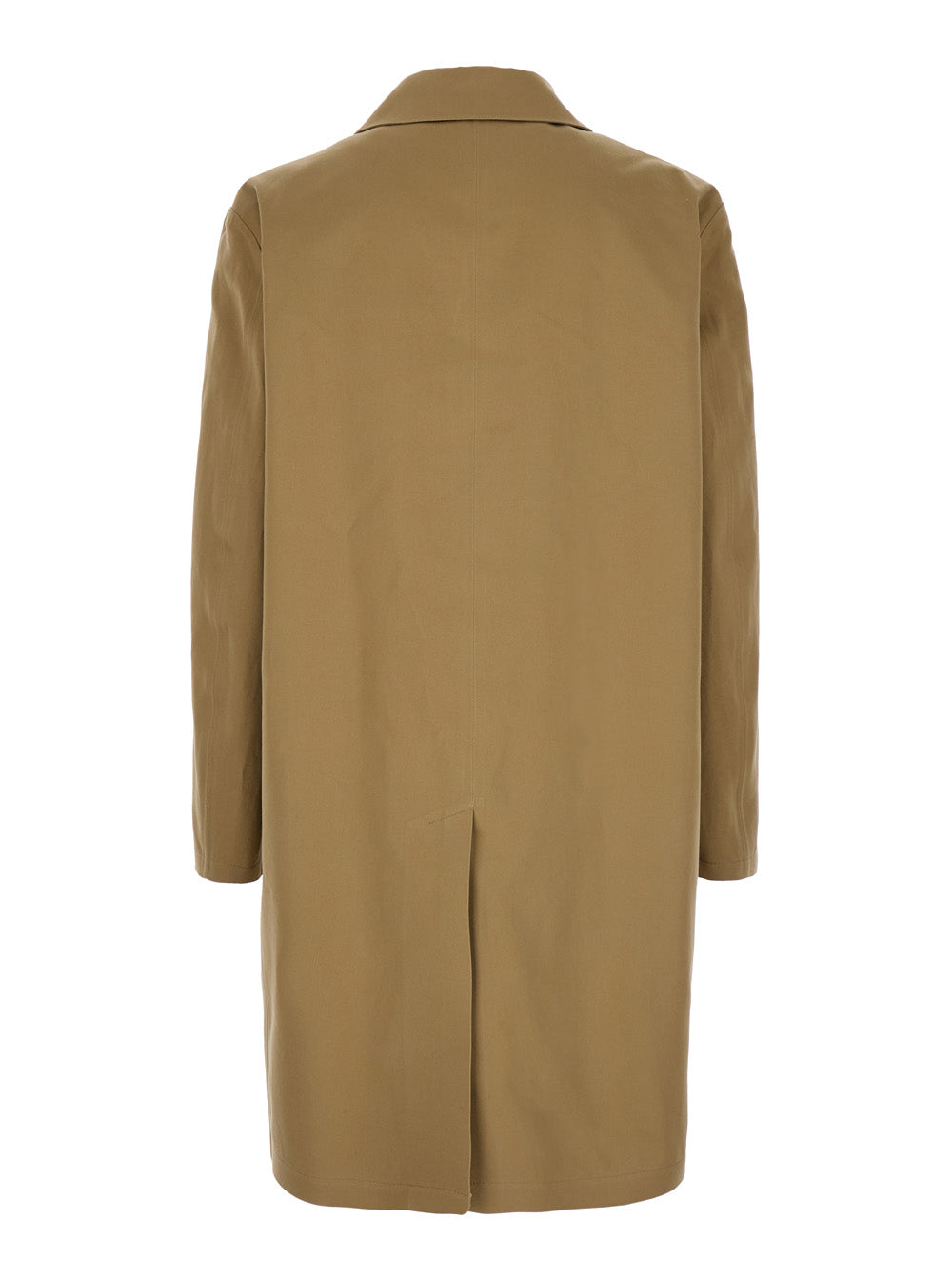 Saint Laurent Men Beige Trench With Hidden Button Closure In Cotton Man SAINT LAURENT