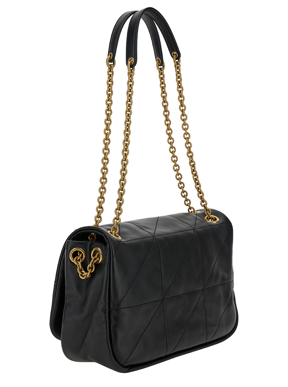 Saint Laurent Women 'Small Jamie 4.3' Black Crossbody Bag With Cassandre Detail In Quilted Leather Woman SAINT LAURENT