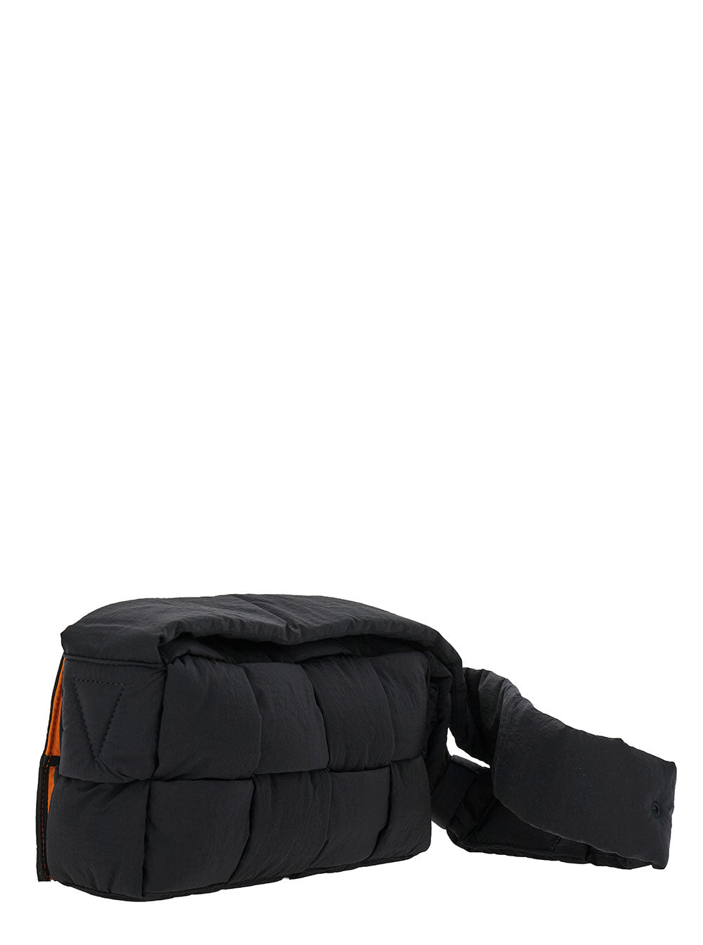 Bottega Veneta Men 'Padded Tech Cassette' Black Cross Body Bag In Techno Fabric Man BOTTEGA VENETA