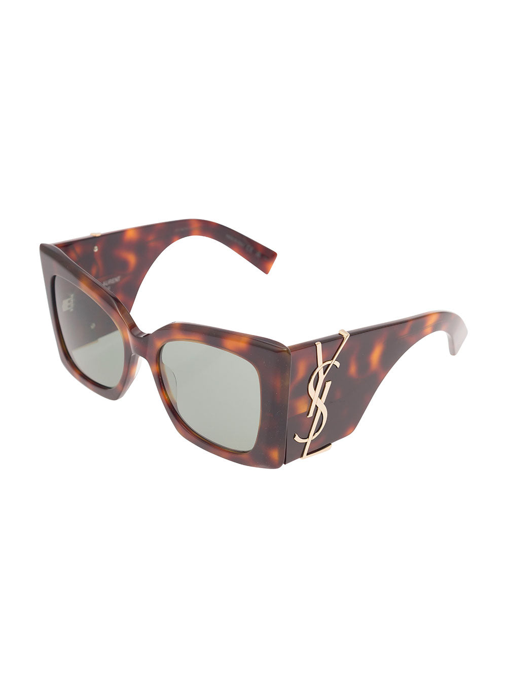 Saint Laurent Women Sl M119 Blaze Sunglasses In Brown Acetate Woman SAINT LAURENT