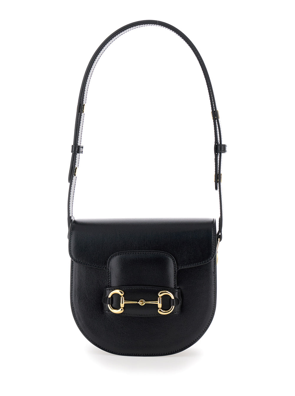 Gucci Women 'Gucci Horsebit 1955' Mini Black Shoulder Bag With Horsebit Detail In Leather Woman GUCCI