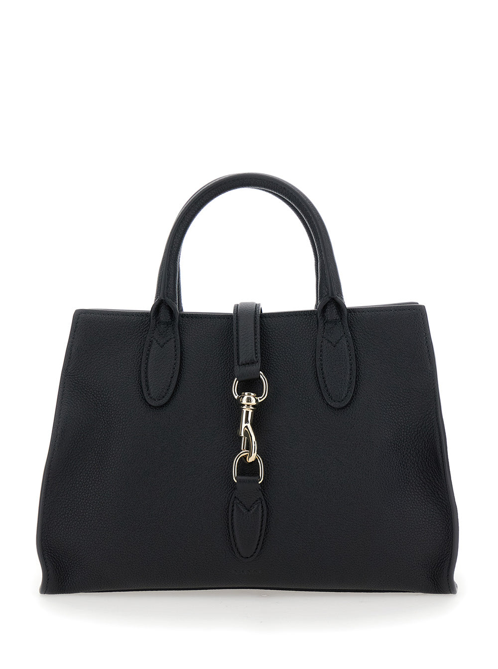Gucci Women 'Jackie' Black Handbag With Horsebit On The Front And Removable Shoulder Strap In Leather Woman GUCCI