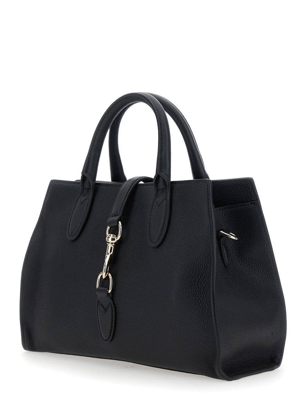 Gucci Women 'Jackie' Black Handbag With Horsebit On The Front And Removable Shoulder Strap In Leather Woman GUCCI