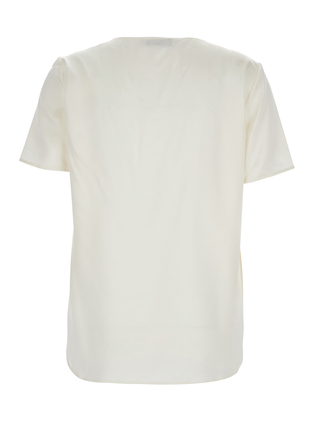 Max Mara Women 'Dida' White Top In Silk Woman MAX MARA