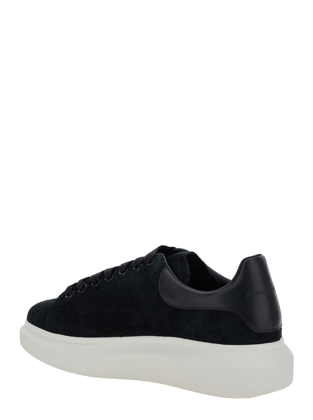 Alexander Mcqueen Men Black Low-Top Sneakers With Chunky Sole In Suede Man ALEXANDER MCQUEEN