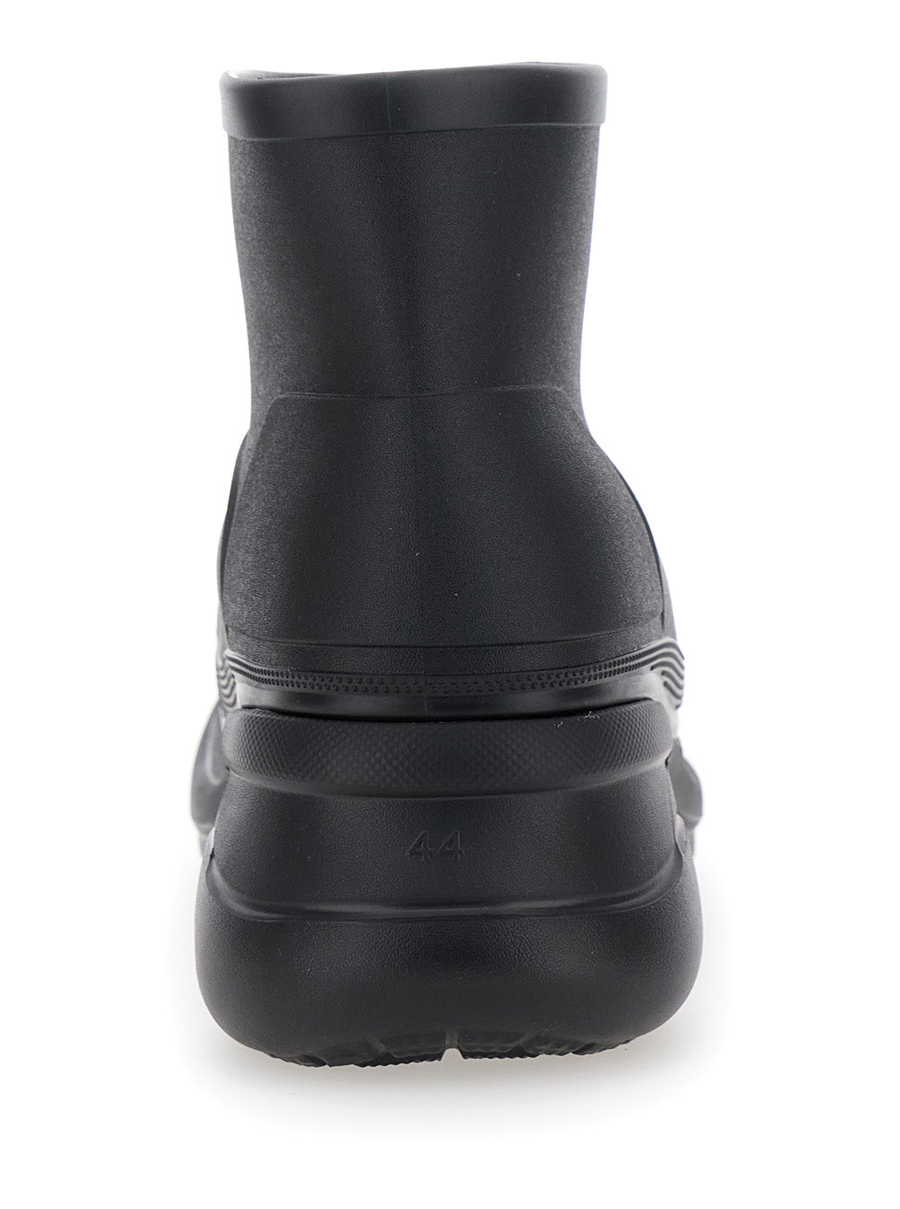 Balenciaga Men 'Crocs' Black Ankle Boots With Embossed Logo On The Front In Tech Fabric Man BALENCIAGA