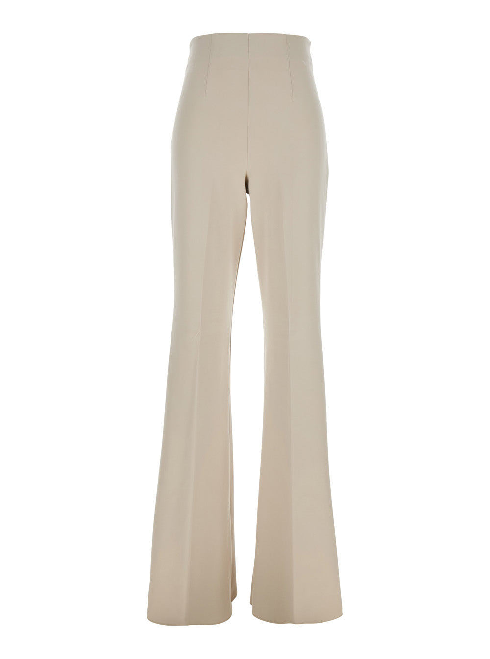 Sportmax Women 'Lea' Beige Flared Pants In Tech Fabric Stretch Woman SPORTMAX