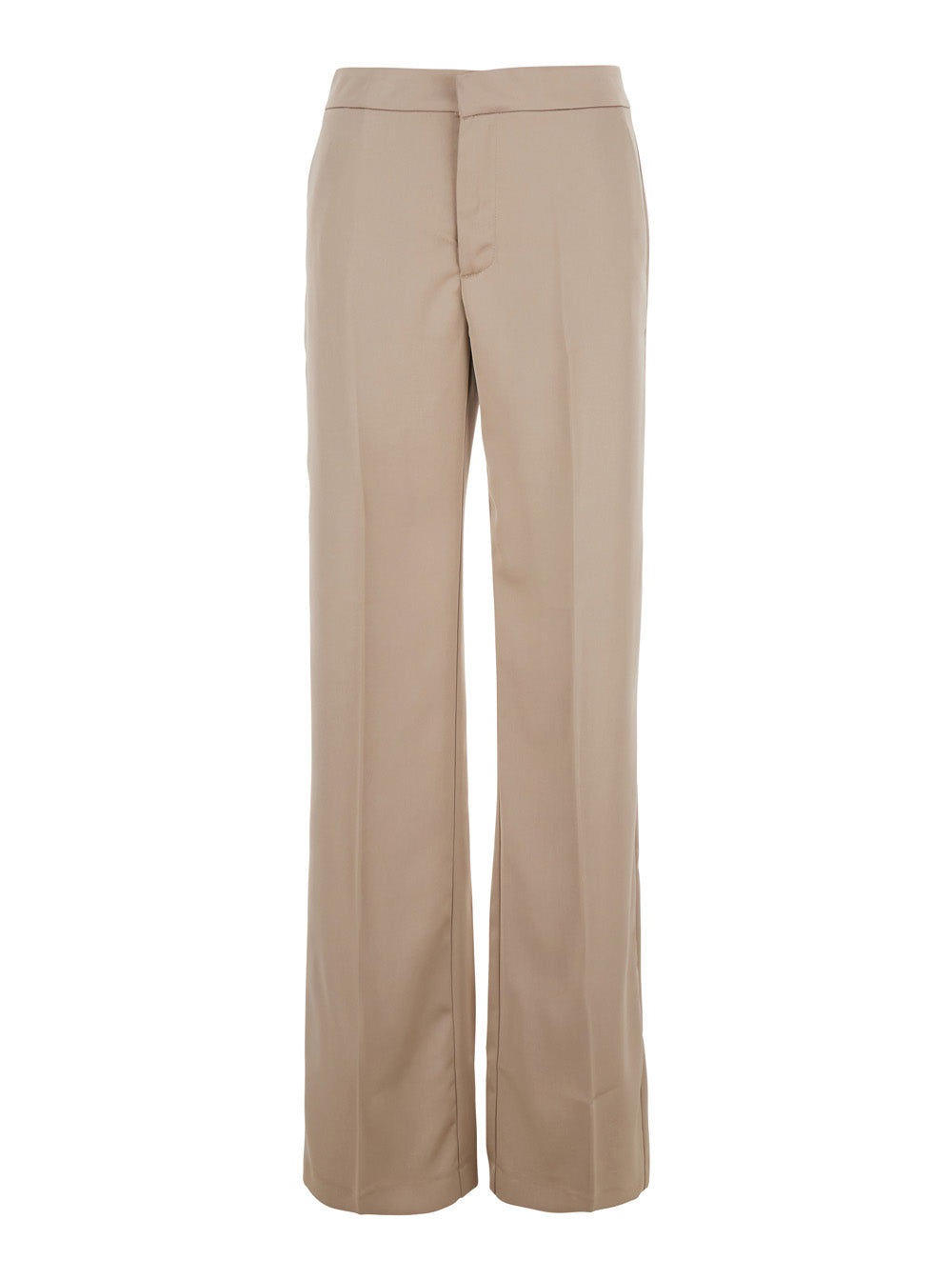 The Andamane Women Beige Pants With Pences On The Front In Tech Fabric Woman THE ANDAMANE