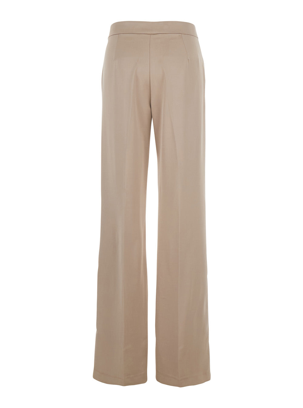 The Andamane Women Beige Pants With Pences On The Front In Tech Fabric Woman THE ANDAMANE
