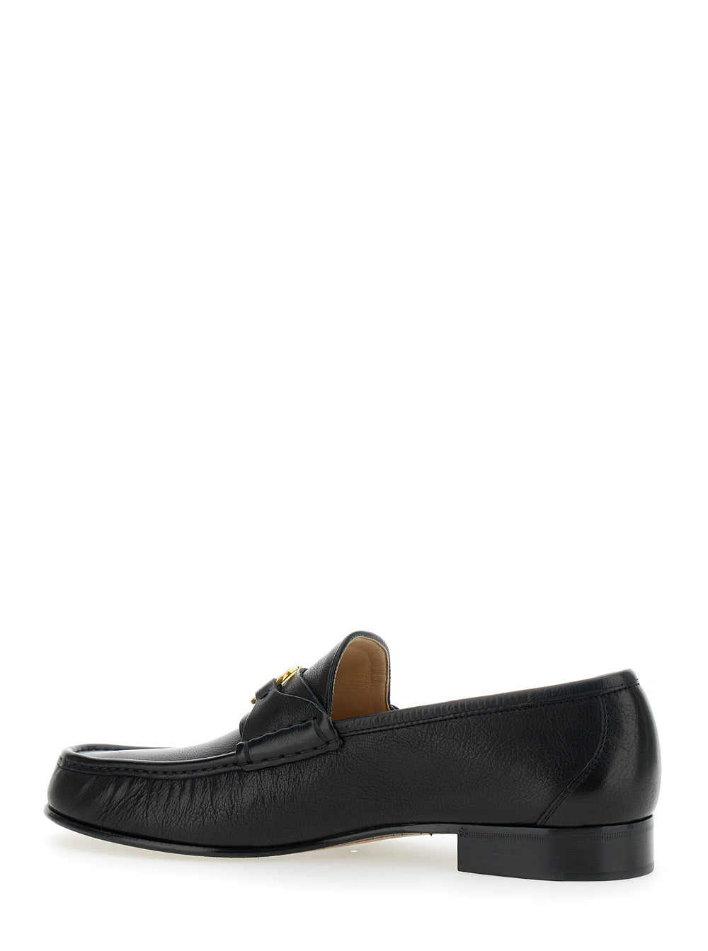 Valentino Garavani Men Black Loafers With Vlogo Signature Detail In Leather Man VALENTINO GARAVANI